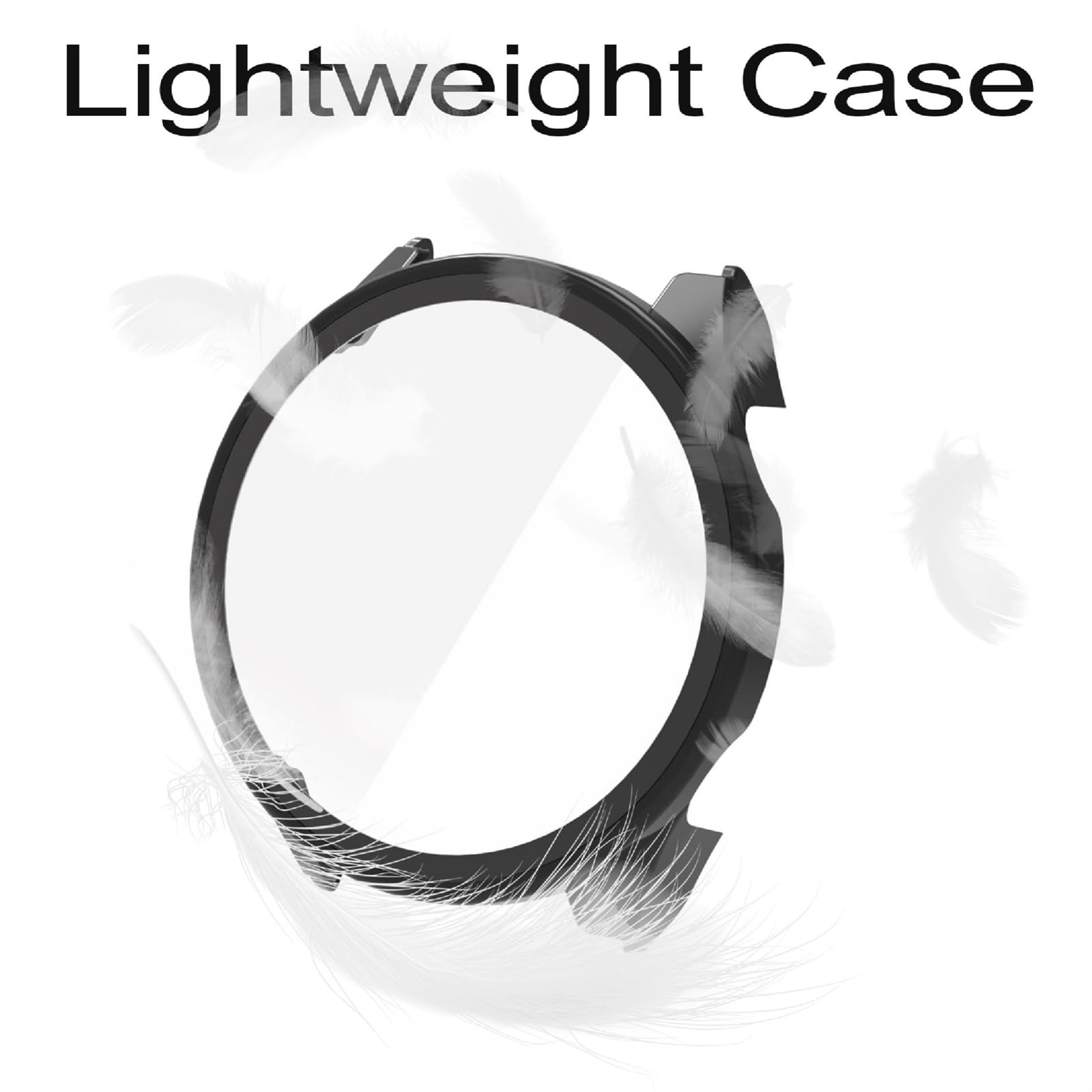 Coque Protection Garmin Forerunner 970 - Housse TPU Silicone Souple & Légère - Protection Anti-choc - Noire - 7