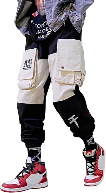 MFCT Mens Kanji Sins Streetwear Cargo Joggers