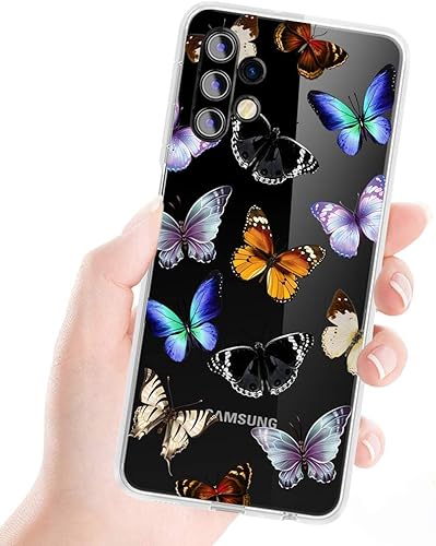 Miniatura 6 de Funda de teléfono para Galaxy A32 5G, Samsung A32 5G para niñas y mujeres, funda protectora transparente de TPU suave a prueba de golpes para