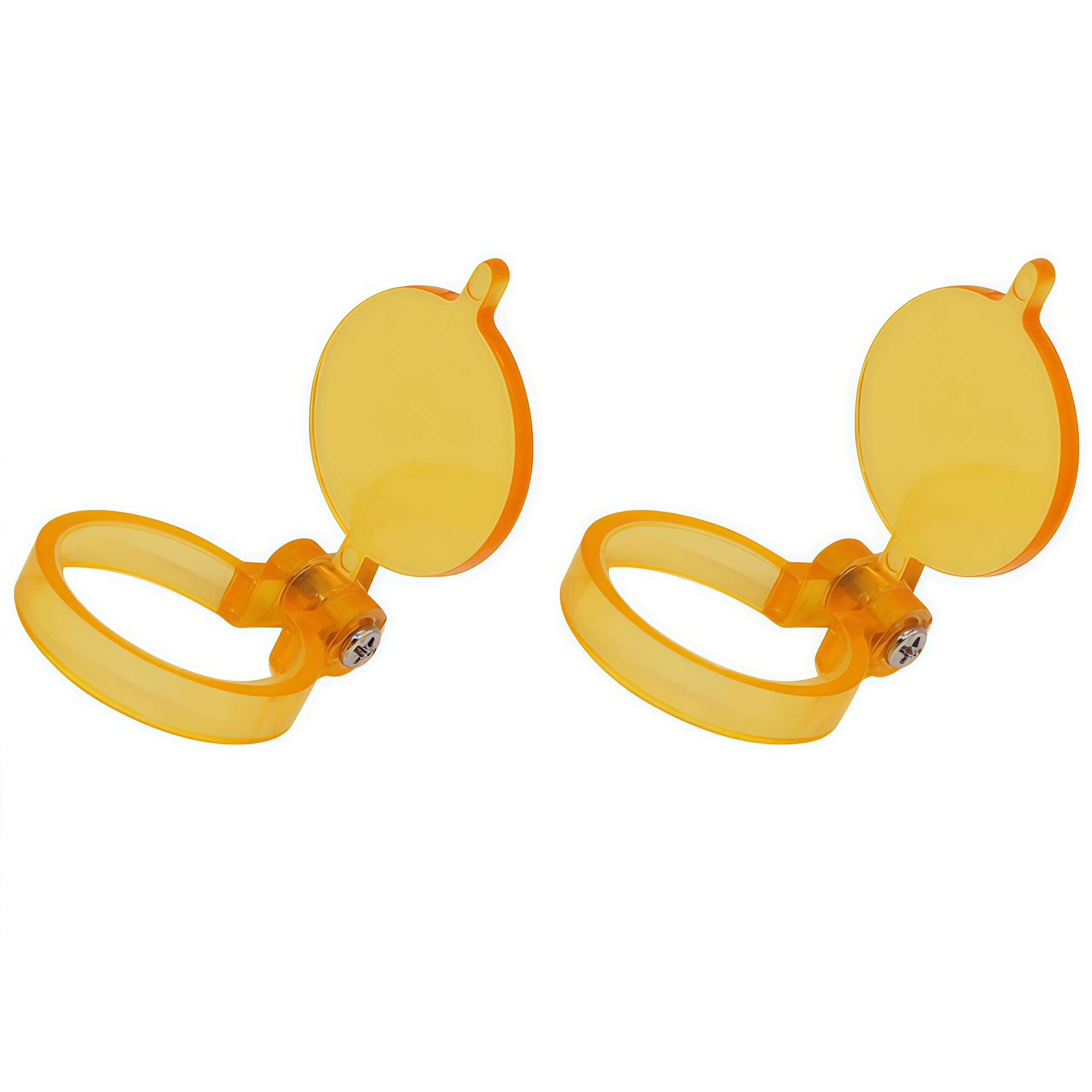 Photo 1 of 2PCS Yellow Filter for LED Head Light Lamp Dental Loupes Useful Lab Illumination Optical Binocular Magnifier Accessories