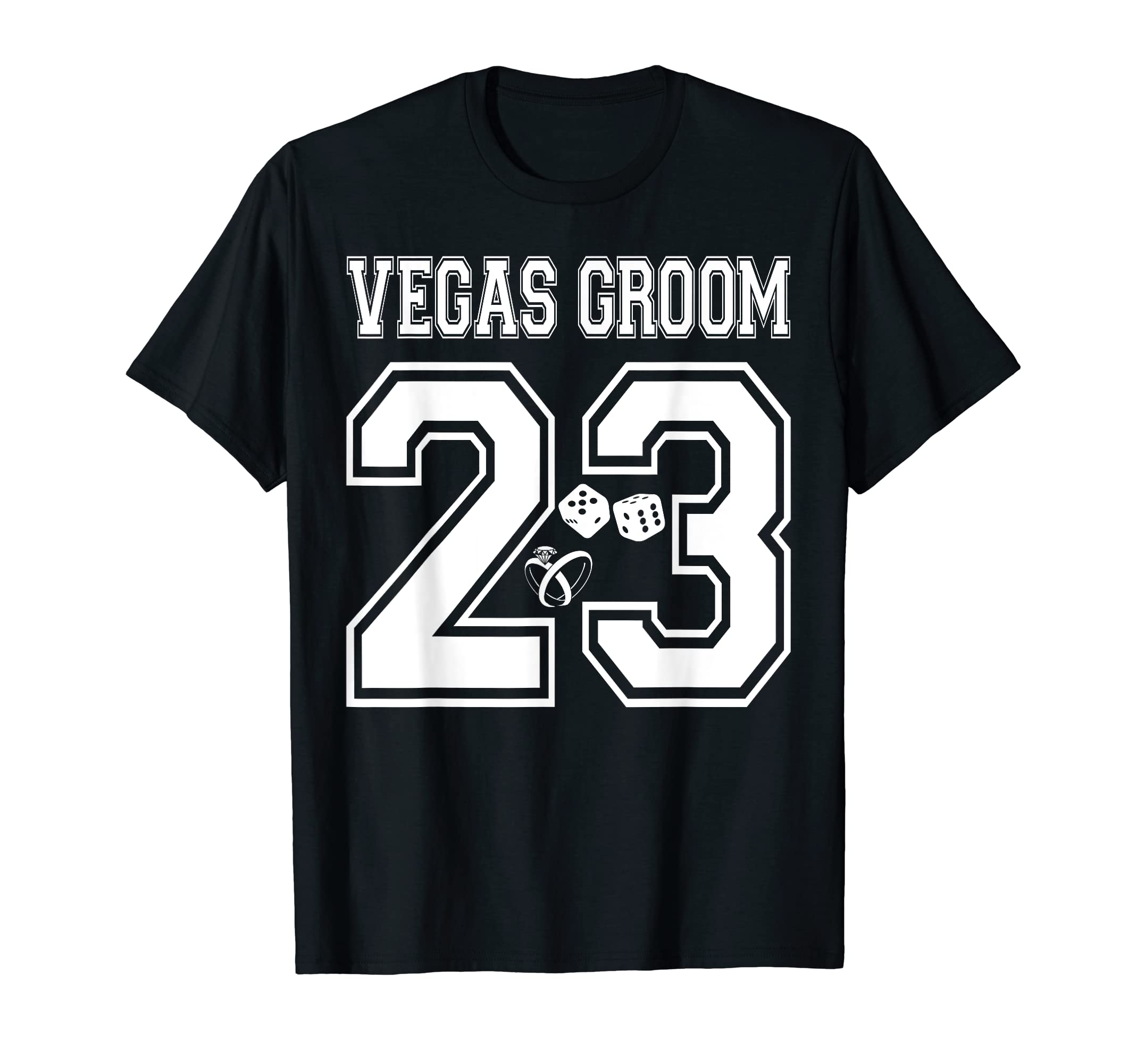 Vegas Baby WeddingVegas Groom 2023 Bachelorette Bridal Shower Match Honeymoon T-Shirt