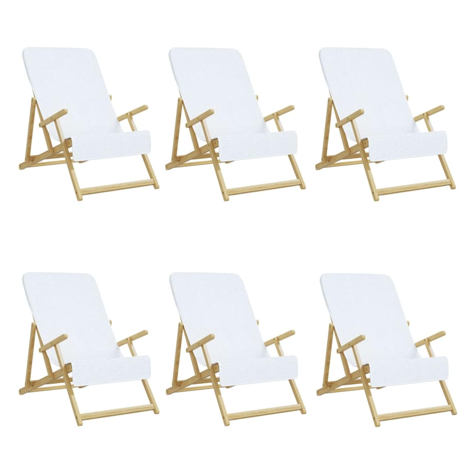 Telo Mare microfibra – leggero, fine e ad asciugatura rapida - Asciugamano Microfibra Grande - telo mare XXL - 100% riciclato,Asciugamani da Spiaggia 6 pz Bianchi 60x135 cm Tessuto 400 GSM