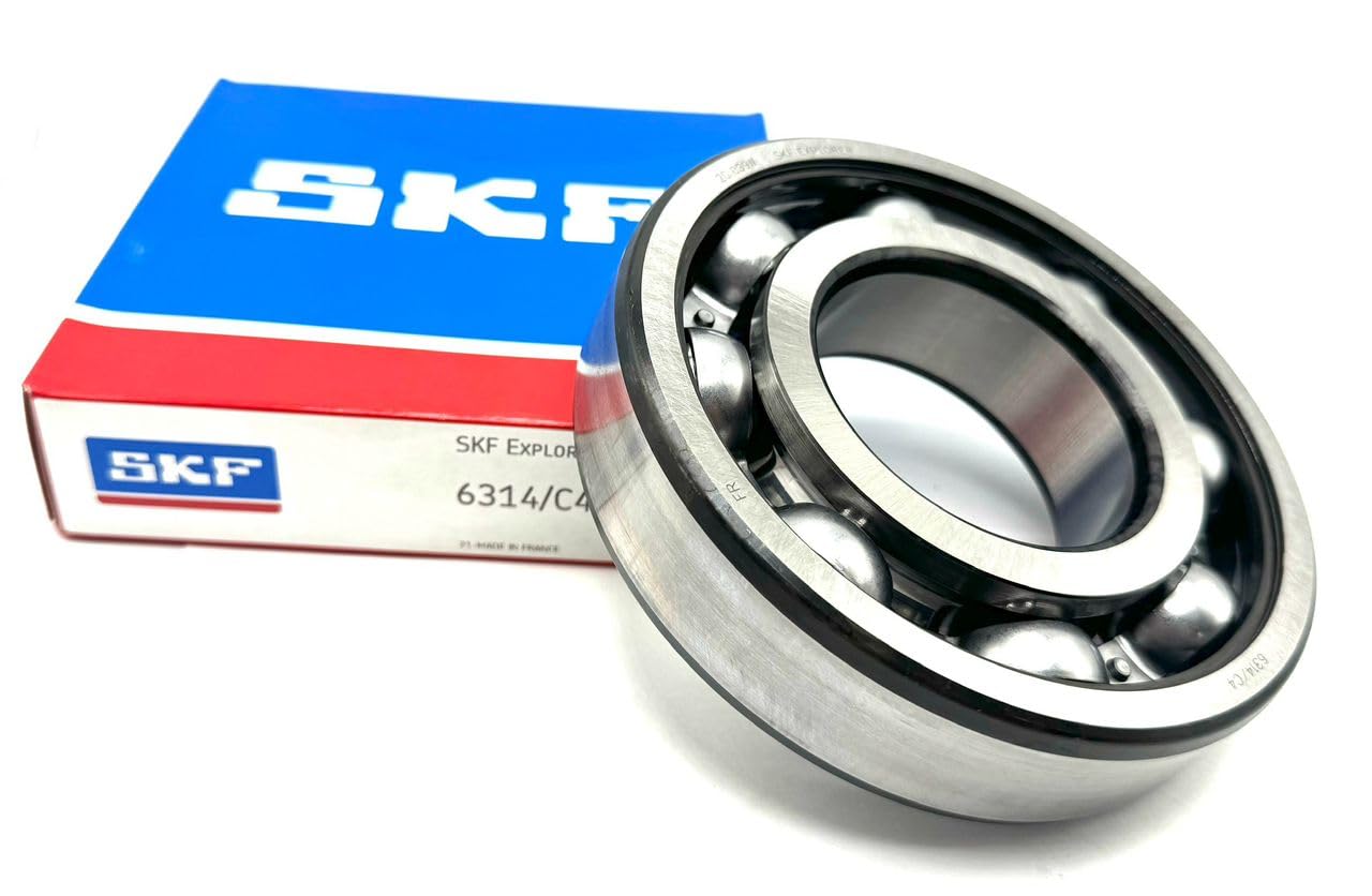 SKF 6314 C4 DEEP Groove Ball Bearing, Open Type, NO Seals