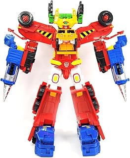 With Molly Hello Carbot hypervillain 4 Robots Merge into one Robot Each Robot transforms into a car and a Robot 19.4(W) x15.5(H) x9.5(D) inch