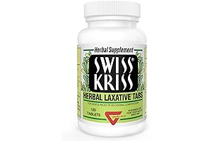 Swiss Kriss Herbal Laxative Tablets: Gentle Constipation Relief for Adults