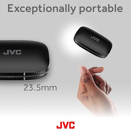 Miniatura 4 de JVC Nuevos auriculares inalámbricos de oreja abierta con controladores grandes de 0.630 in para un sonido potente, uso de un solo oído, tamaño