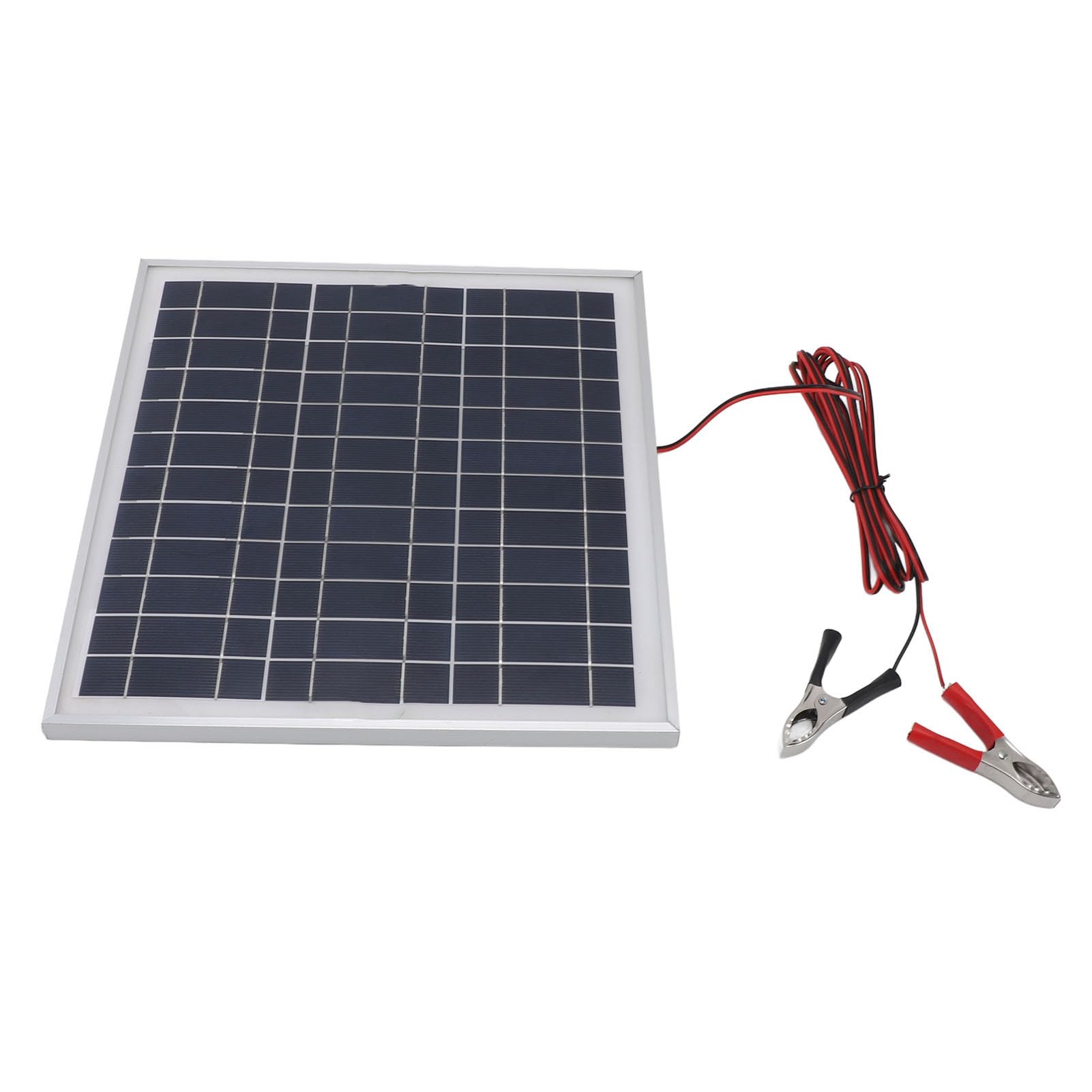 Panneau Solaire Portable 50W Monocristallin Cadre Aluminium Câble 3m Camping Car Randonnée Aventure Outdoor Voyage Energie Fiable