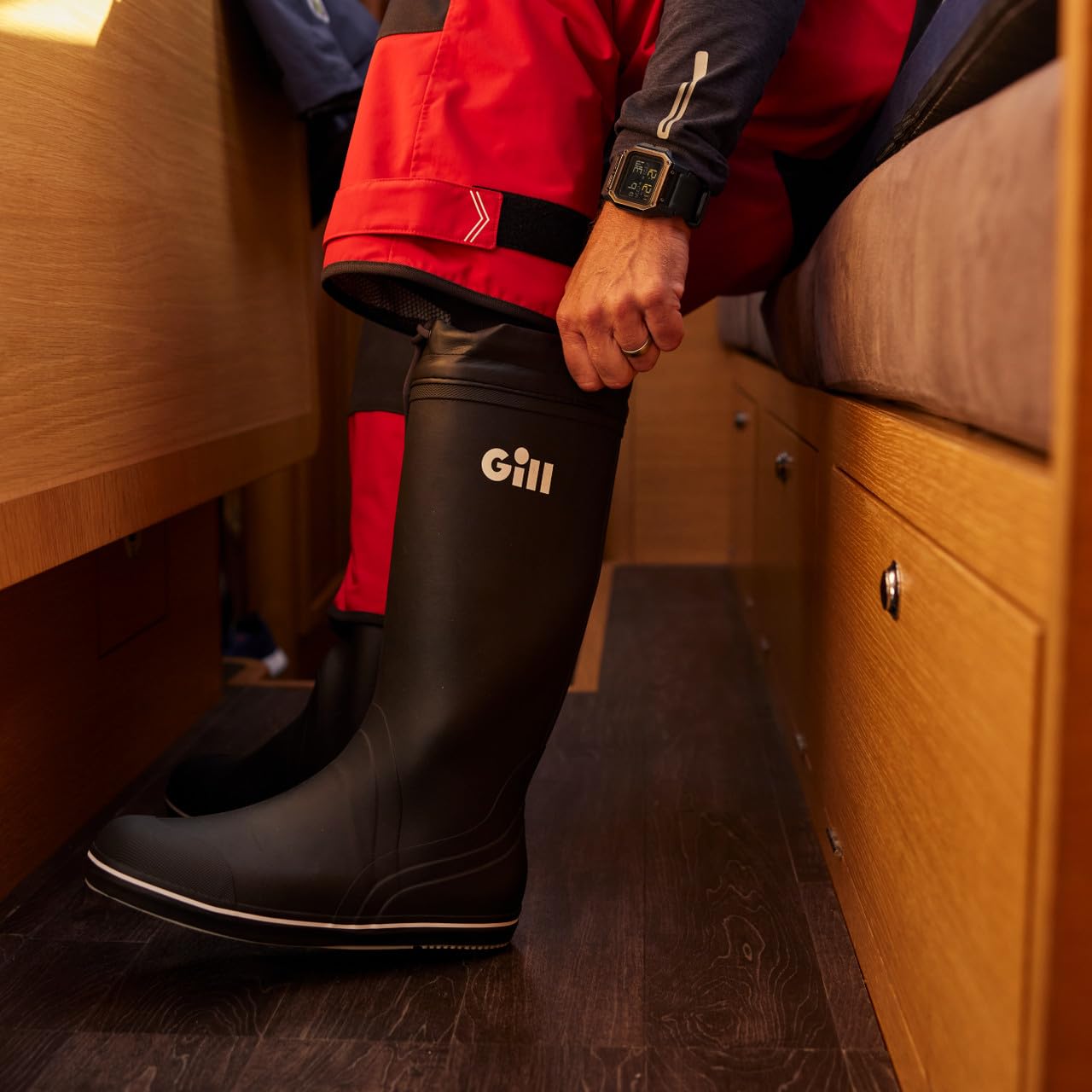 Gill Tall Yachting Sailing Boots 918 - Black