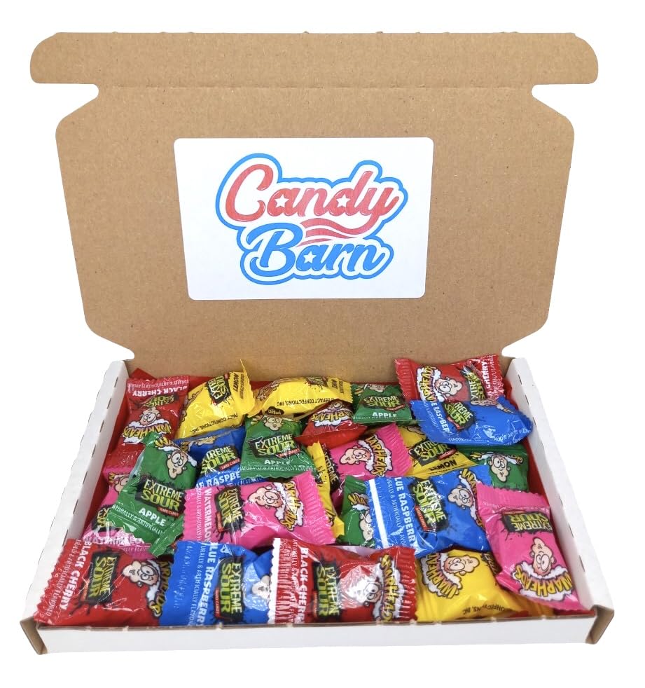 Warheads Sour Sweets Gift Box Hamper 25 Warhead Extreme Sour Hard Candy