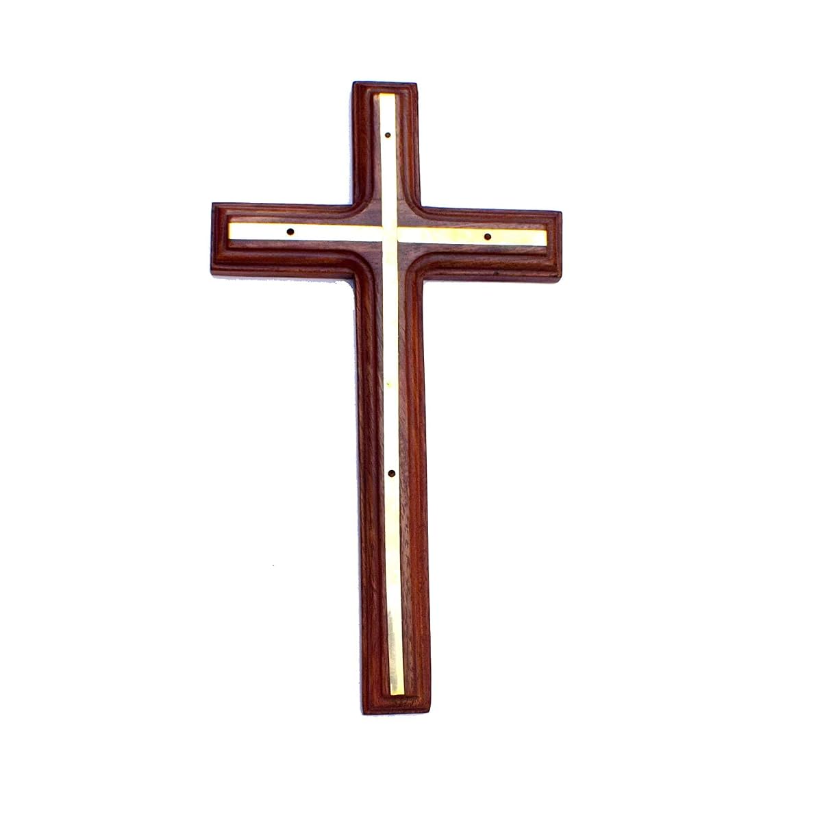 WIGANO Rosewood Jesus Christ Cross Crucifix Catholic Wall Mounted Hanging
