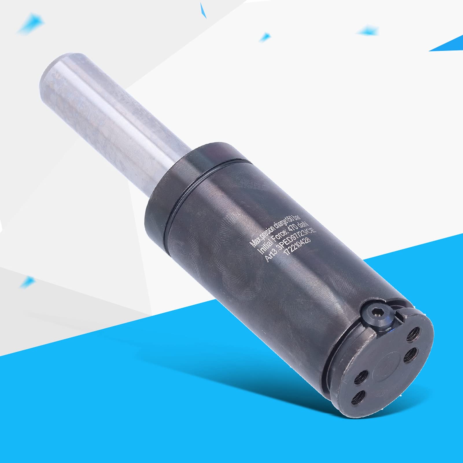 SIXRUN Molla a Gas di Azoto Molla a Gas di Azoto Cilindro di Serie 500 Cilindro da 38 Mm Stantuffo da 20 Mm con Stelo Pistone per Installazione Parti di Stampaggio di Compressione dello Stampo