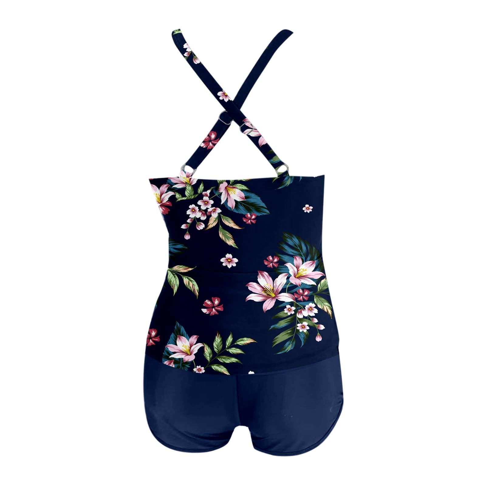 Set Tankini Due Pezzi con Gonna, Moda Spiaggia, Completo Elegante e Pratico.