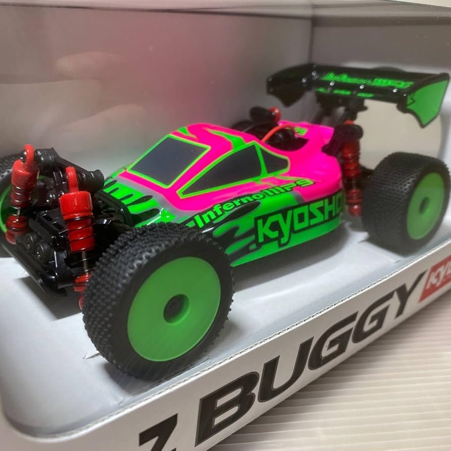 京商 ミニッツバギー　レディセット　インファーノ ピンク／グリーン Amazon.co.jp: 京商 ミニッツバギー レディセット インファーノ