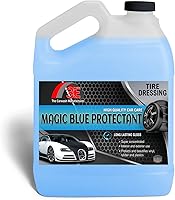 Vista 1 de Magic Super Blue - Protector de brillo de neumáticos de 128 onzas líquidas, aderezo de alto brillo de larga duración para vinilo, goma y plástico
