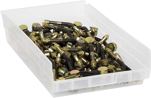 Miniatura 5 de Akro-Mils 30178 - Caja de plástico para estantes anidados, (18 x 11 x 4 pulgadas), transparente, (paquete de 12)