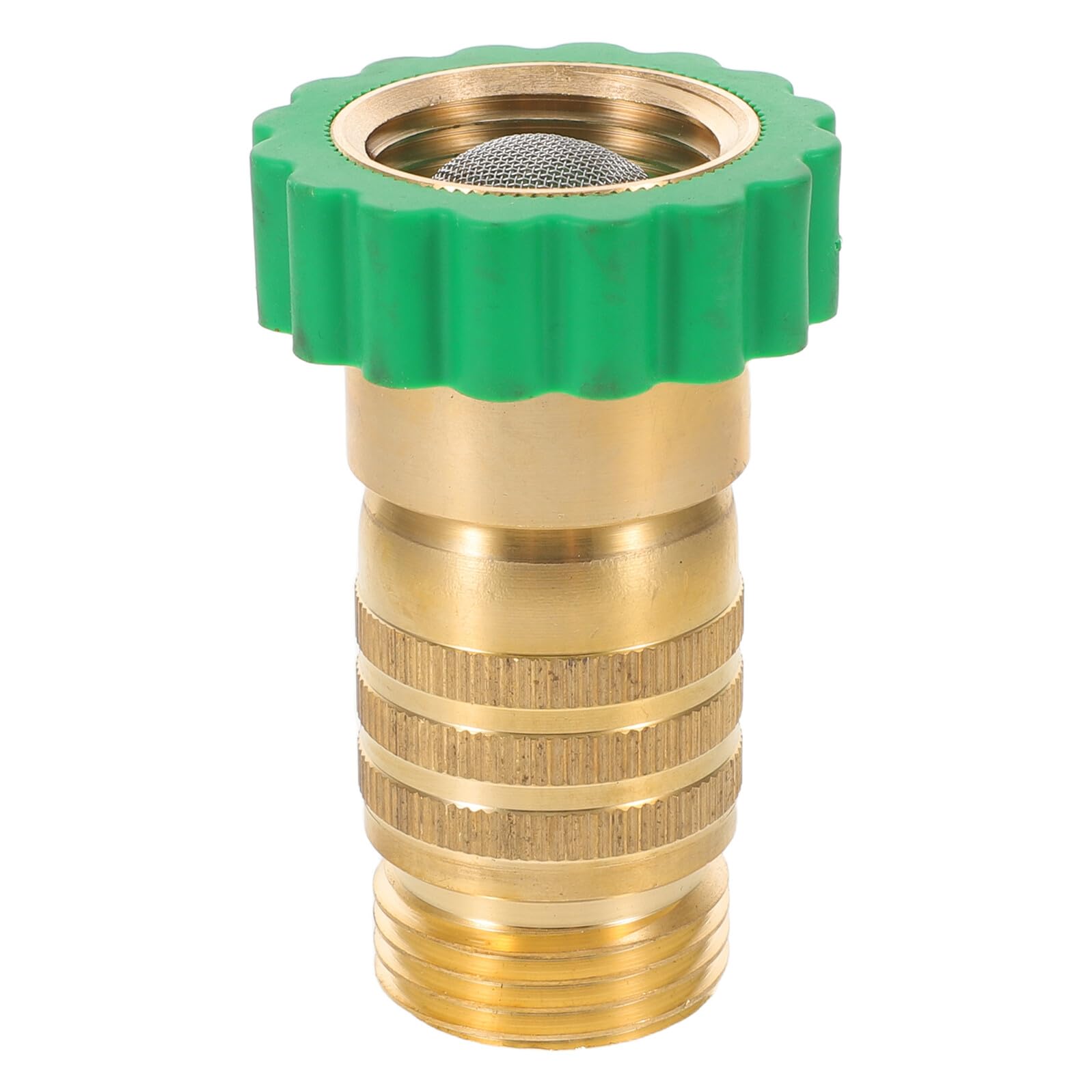 Regulador de presión de agua Anneome con rosca vertical de 3/4 y conector rápido de latón para RV