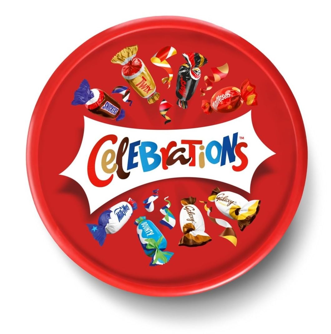 Celebrations Milk Chocolate & Biscuit Bars Sharing Tub 550g