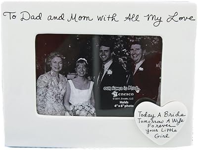 Enesco Our Name is Mud by Lorrie Veasey to Dad and Mom Photo Frame, 7-Inch