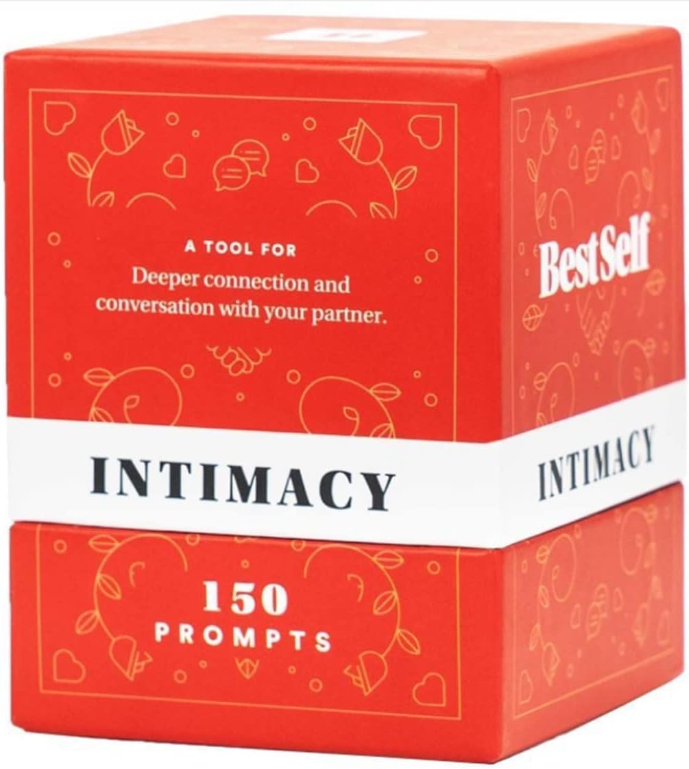 150 Bestself English Edition Romantic Solitaire Game Intimacy Deck to strengthen their relationship, romance, and trust in their best partner, suitable for couples to initiate passionate conversations