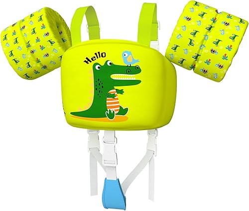 Miniatura 18 de Chaleco de natación para niños pequeños, apto para niños de 28 a 70 libras, flotadores para niños y niñas, ayuda a la natación, entrenamiento, traje