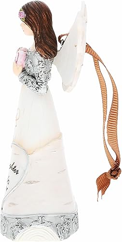 Vista 277 de Pavilion Gift Company Elements Daughter - Figura de ángel guardián, 6 pulgadas, color rojo