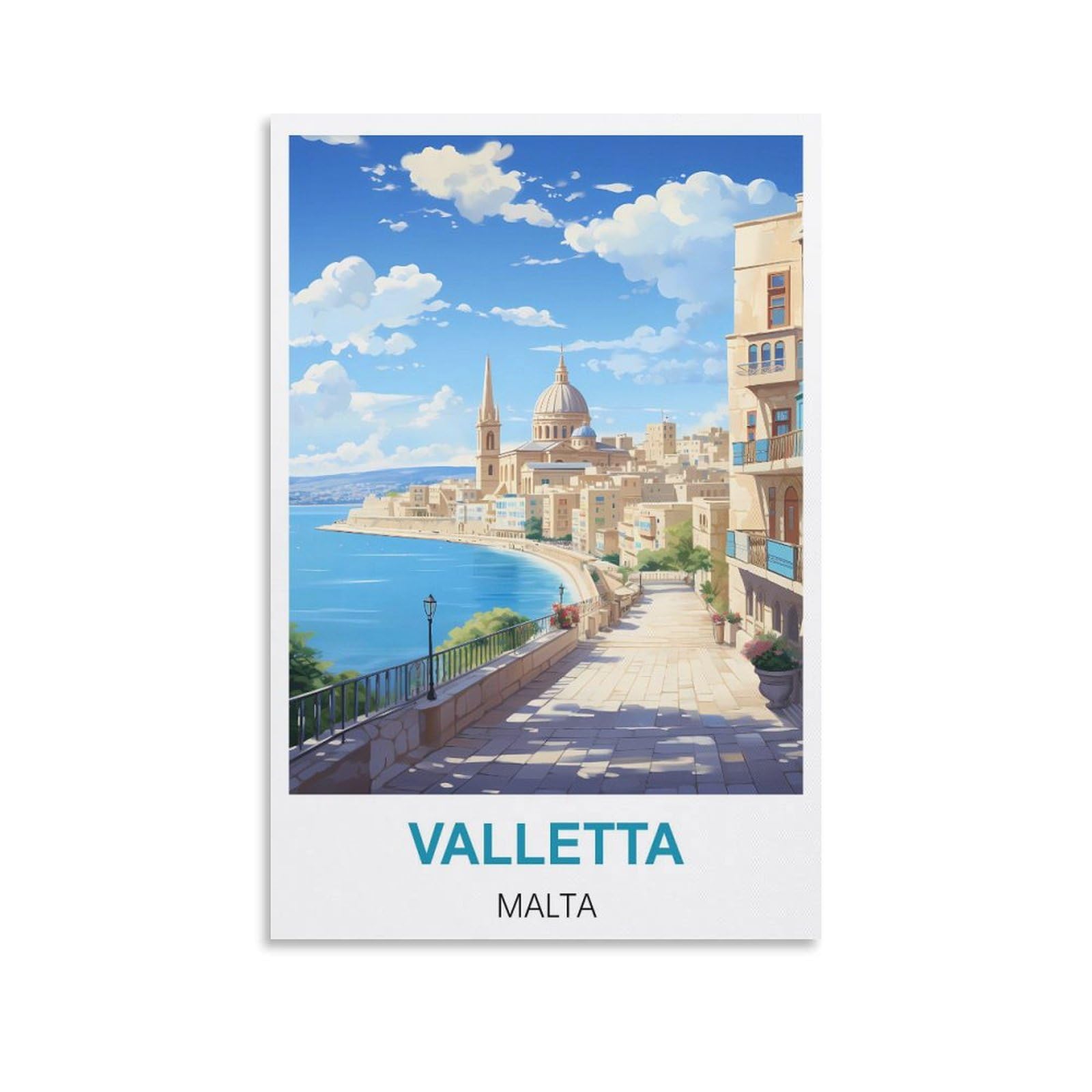Retro Vintage Wall tin Plaque,Valletta Maltas Vintage Retro Man Cave Bar Pub Shed Novelty Gift Tin Wall Décor Metal Sign 30x40cm