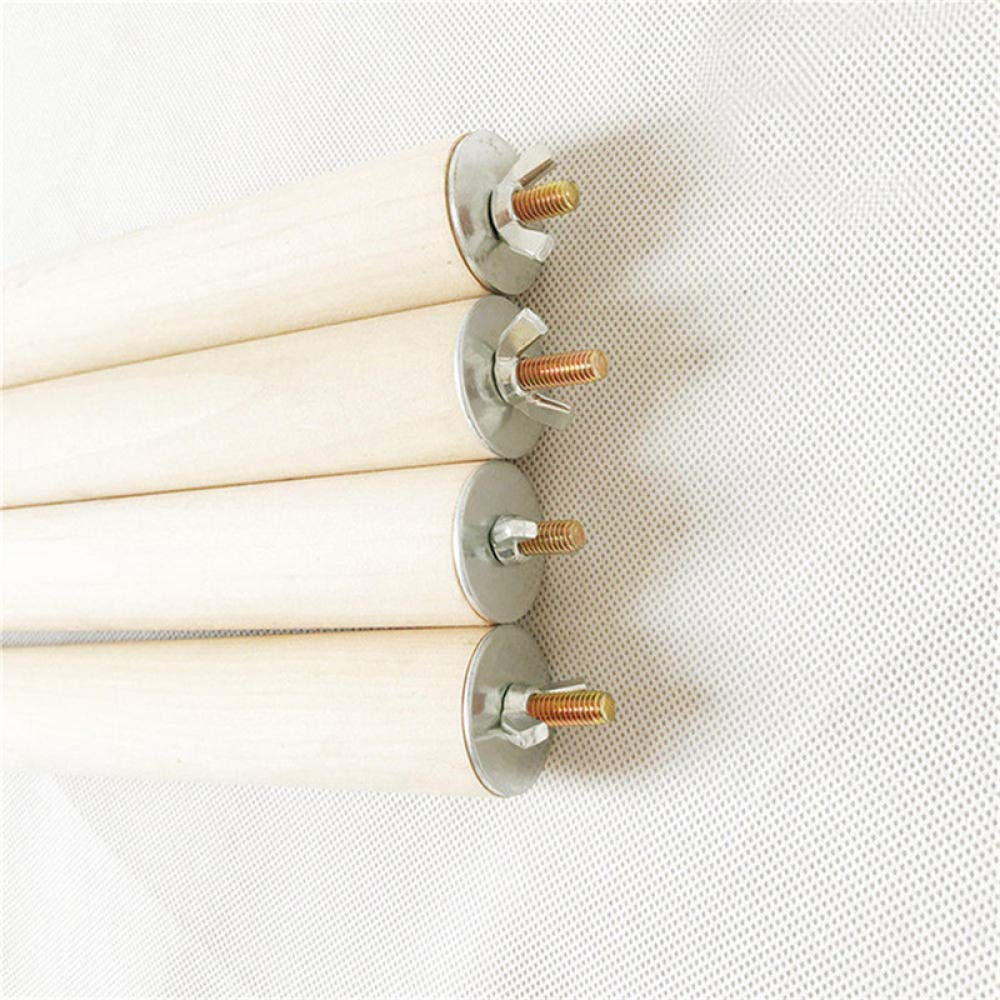 Vogelstangen Papageienspielzeug Log Coloured Bird Papagei Station Stick Station Bar Hopping Stick Stand Greifer Fang Bird Toys 20St