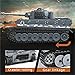 Mould King 20014 Tiger Tank Building Blocks Toy, MOC Technology Tiger Tank, Military Vehicle Model Construction Blocks Toys with with Remote Controller