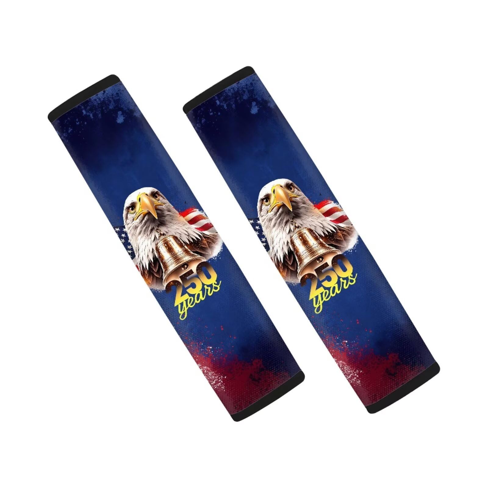 AFPANQZ Eagle 250 Years Universal Seat Belt Cover 2 Pack Truck Vans Sedans SUVs Seat Belt Pad Cushion for Women Girls Comfortable Shoulder Protectors