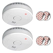 ELRO FS1805 | Set di 2 Rilevatori di Fumo | Kit di Montaggio Magnetico | Batteria da 5 Anni | Conforme allo Standard Europeo EN14604 | Bianco | Set da 2 Pezzi