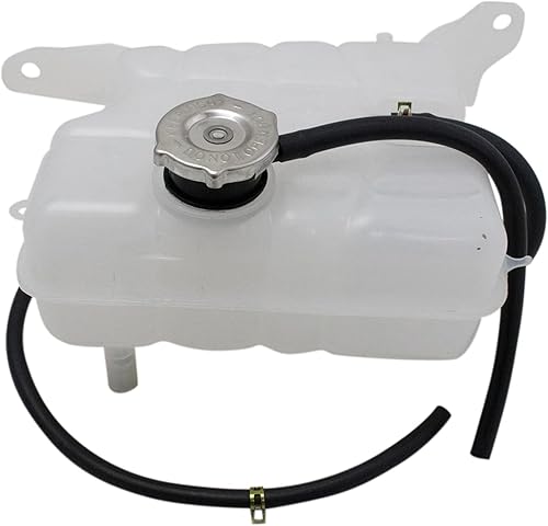 Vista 22 de TRQ Botella de desbordamiento del tanque de expansión del depósito de refrigerante del radiador compatible con Porsche Macan 2015-2018