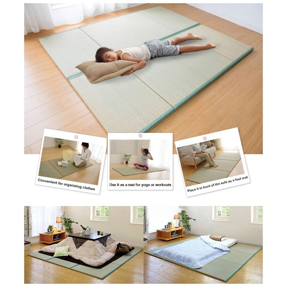 Artiz Colchón De Tatami Plegable, Colchón De Suelo Tradicional Japonés para Camas, Espacios De Meditación, Yoga Y Salones De Té