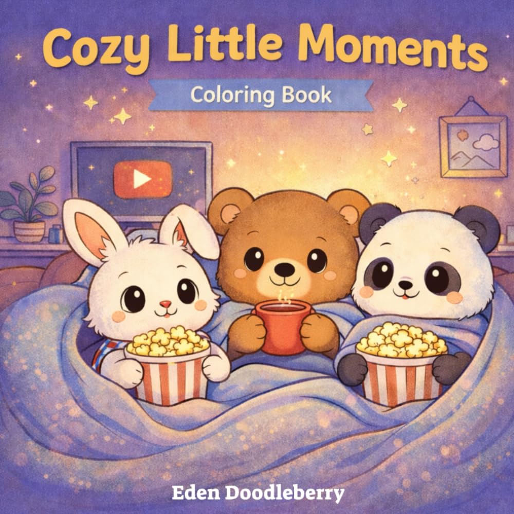 Cozy Little Moments: Coloring Book