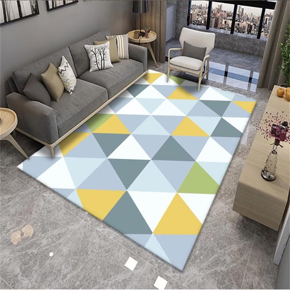 Akcesoria do garderoby Minimalistyczny geometryczny wzór męski wystrój pokoju Wielokolorowe podkładki dywanowe do podłóg z twardego drewna Można prać w pralce Dywaniki akcesoria do garderoby księżniczka akcesoria do sypialni 180 x 27