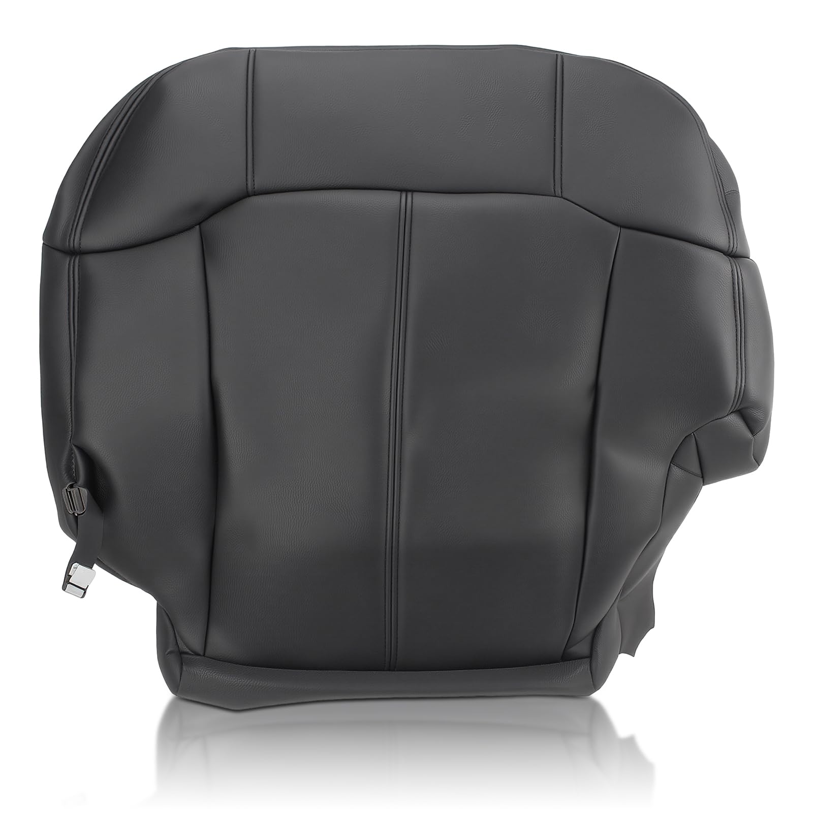 AUTOKAY Seat Cover Fits for Chevy Silverado Driver Bottom 1999-2002 - Graphite Gray