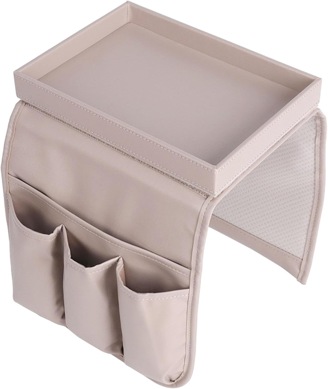 Sofa Arm Tray, Armchair Organiser, 5 Pockets Armchair Caddy with Tray