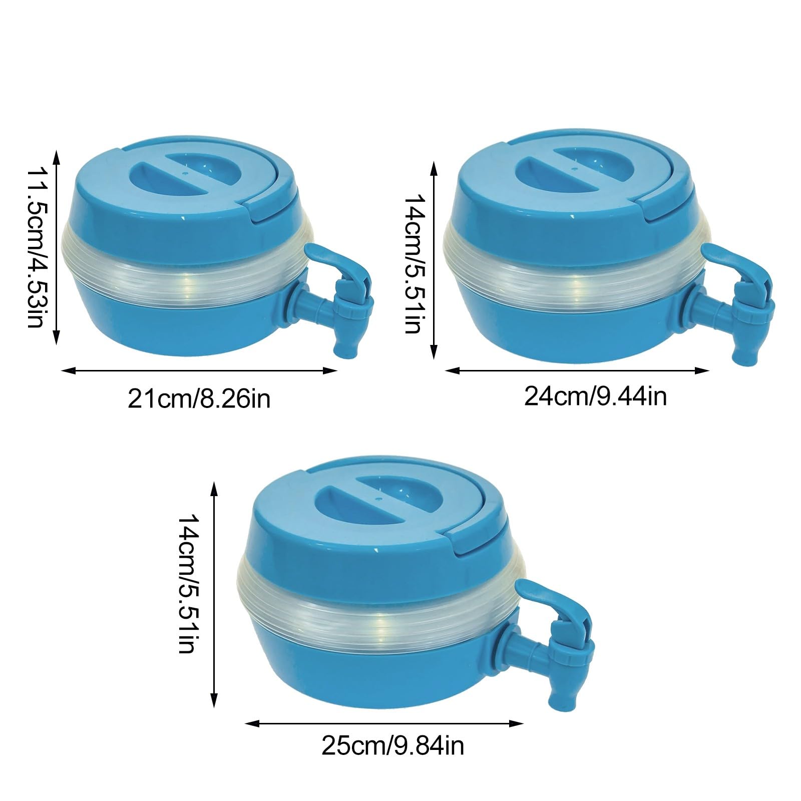 Distributeur De Boisson Pour Réfrigérateur, 6 L, Avec Robinet En Plastique Et Cloison De