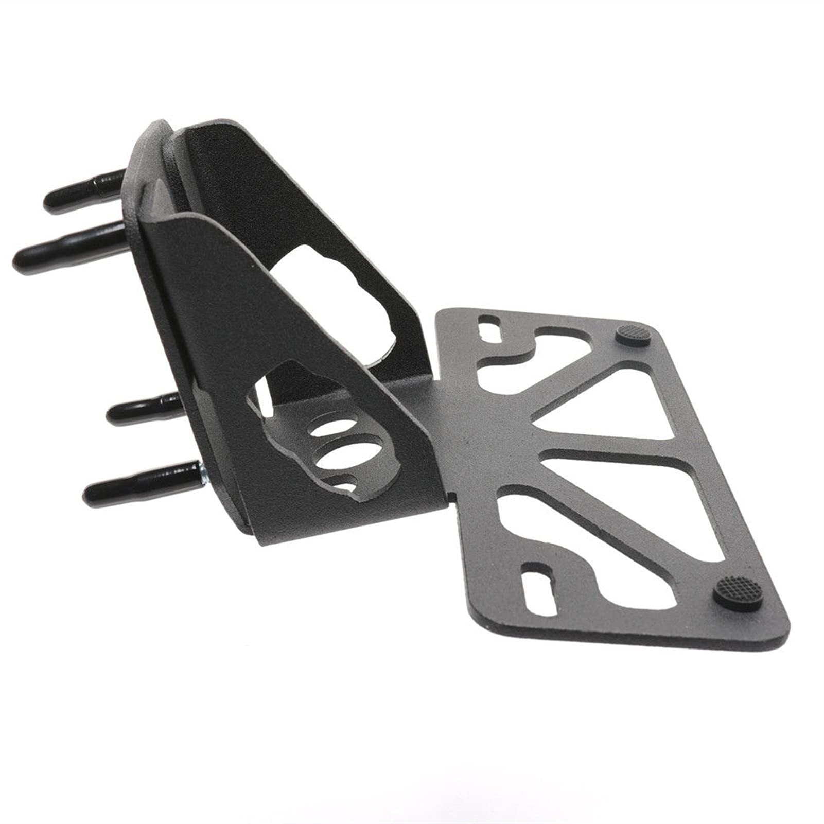 Motocykl uchwyt na tablicę rejestracyjną, uchwyt na tablicę rejestracyjną do motocykla Fender Eliminator pasuje do Kawasaki Z650 Black Powder Coated