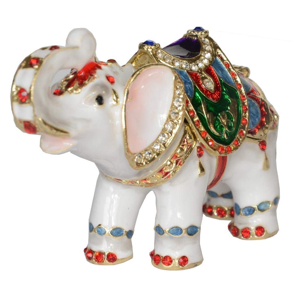 Boîte de rangement éléphant et sculptures animaux de table design