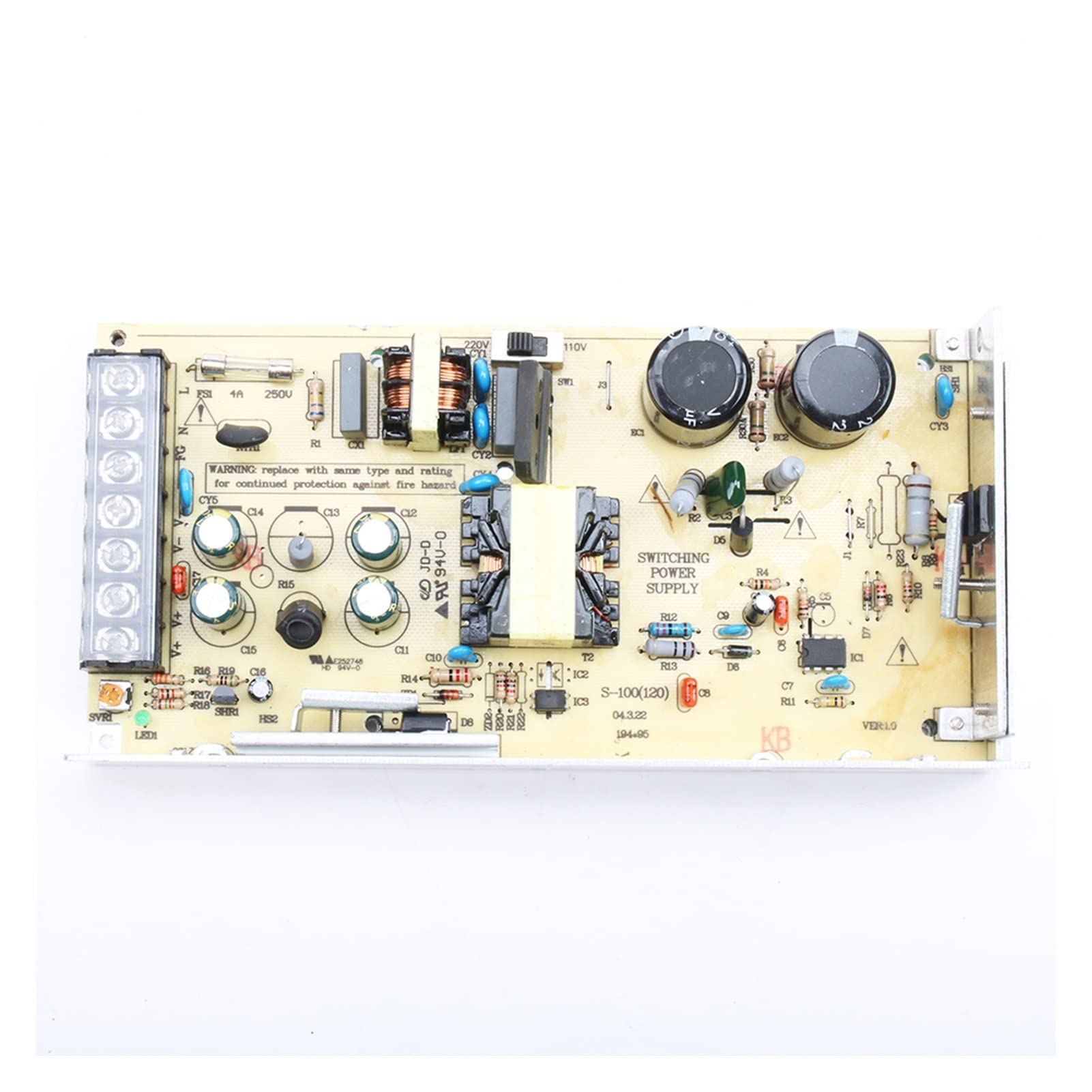 Fuente de Alimentación Conmutada, Fuente de alimentación MS-120W 5V 12V 15V 24V 36V 48V 24A 10A 8A 5A 3.3A 2.5A Unidad de alimentación Suply Power Suply LED CA DC Converter(36V_120W)