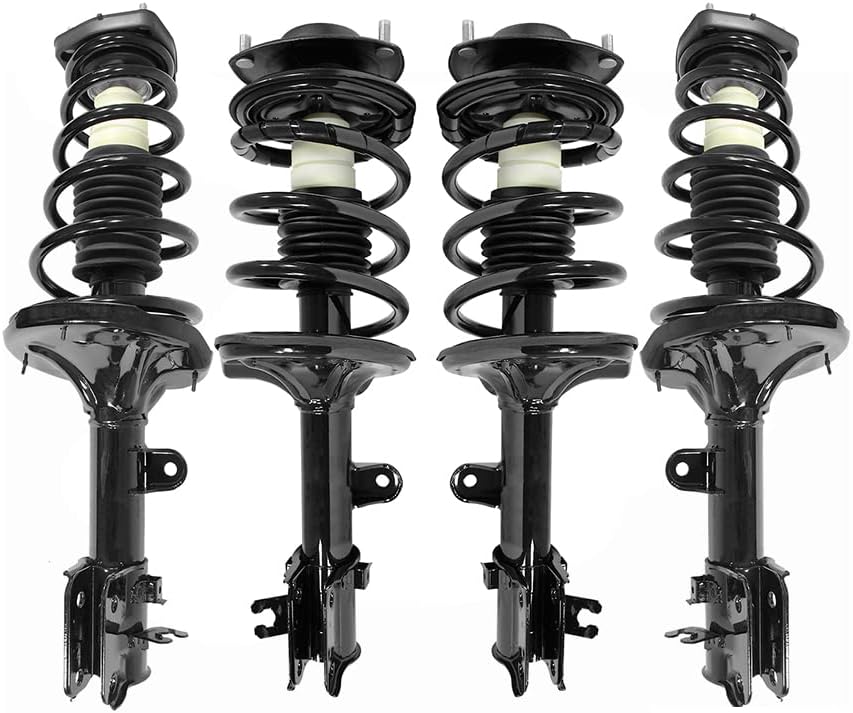 Front & Rear Quick Complete Struts Assembly with Coil