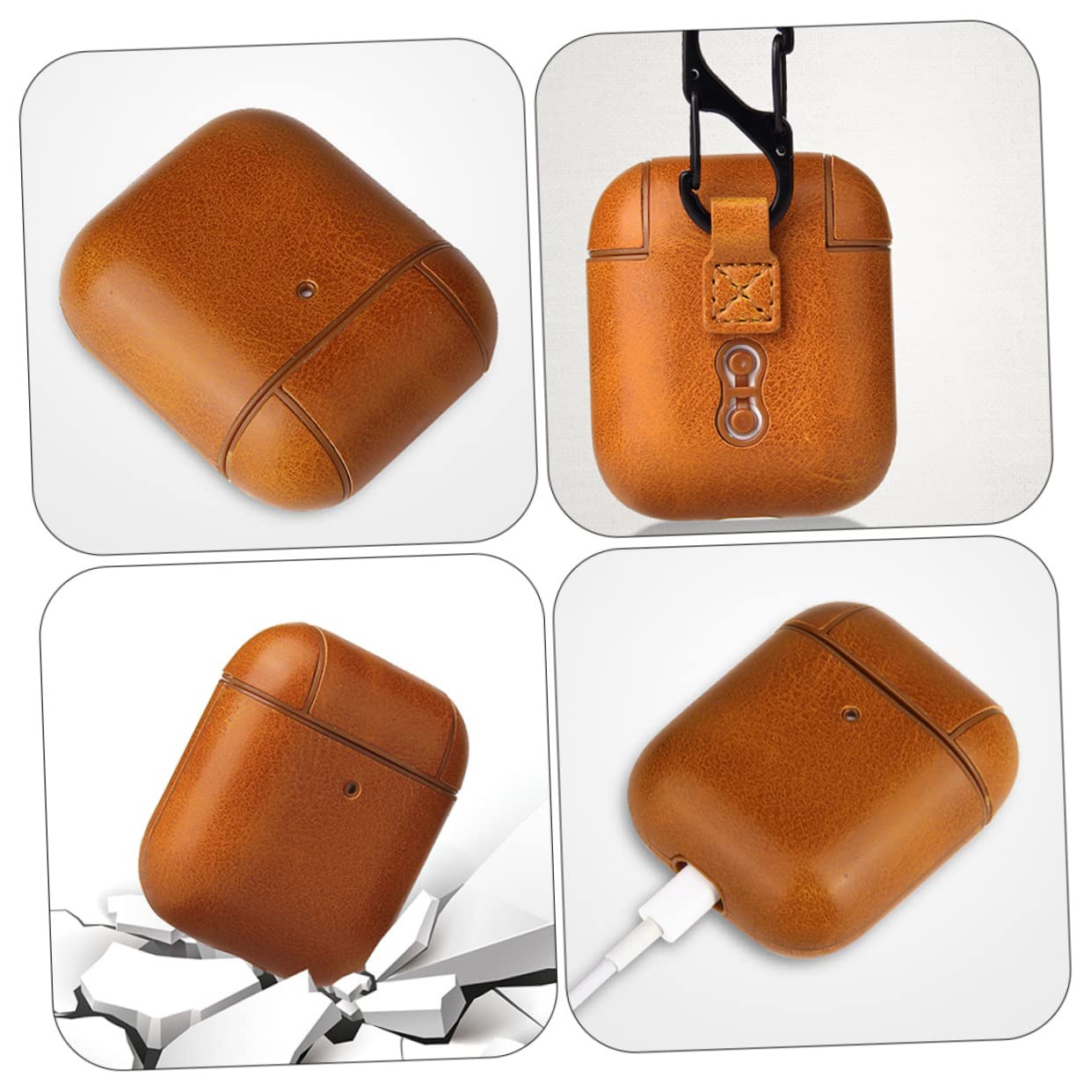 DOITOOL 4piezas Funda Protectora para Auriculares Inalámbricos Compatible Diseño Compacto y Ligero Estuche Decorativo De Moda para y Protección De Auriculares