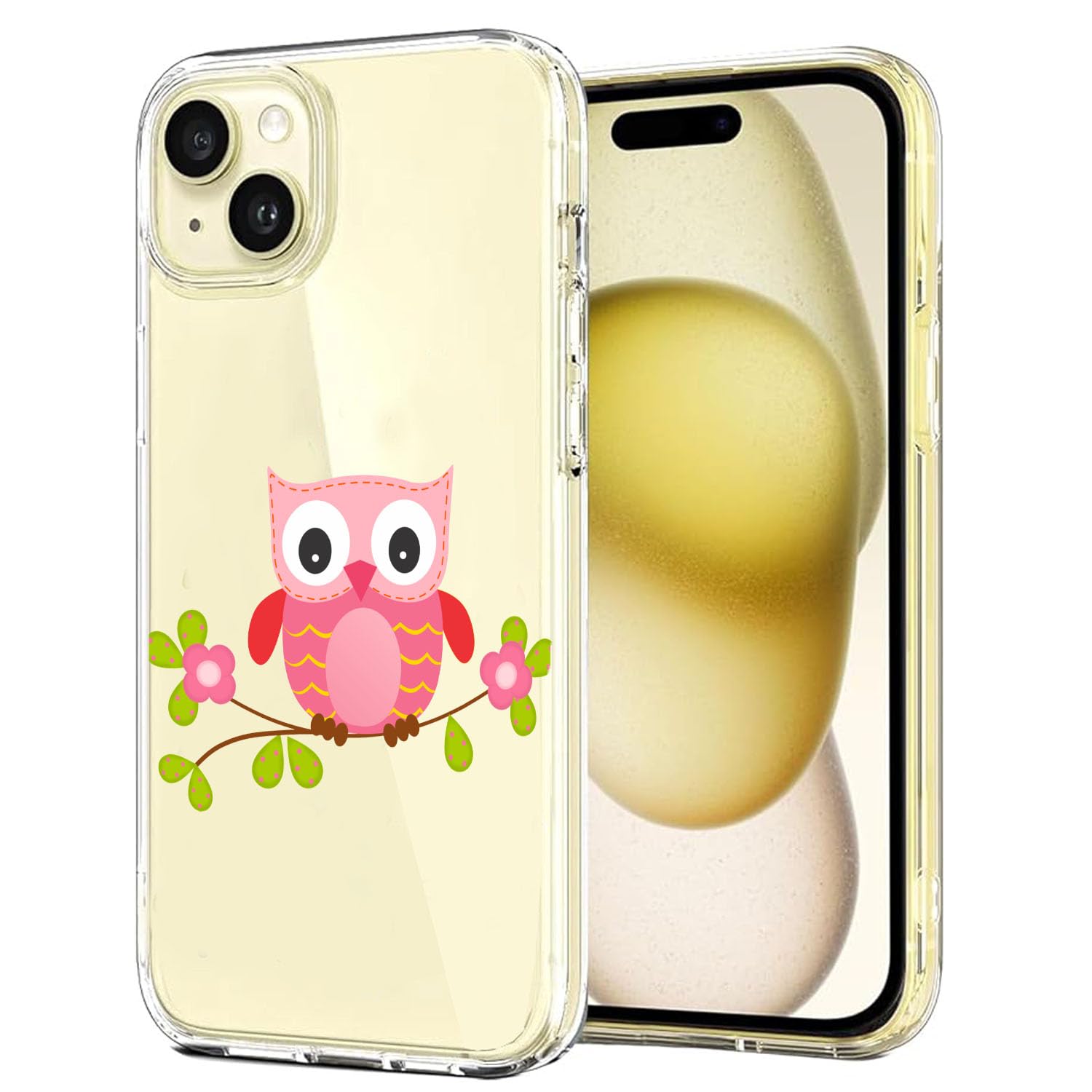 MITZVAH Phone Case Designed for Apple iPhone 15 Back Cover for Girls - Owl iPhone 15 Clear case - iPhone 15 case Cover Transparent - i Phone 15 Cute Cover - iPhone 15 Silicone case (B0CJP34GBB) Amazon Price History, Amazon Price Tracker