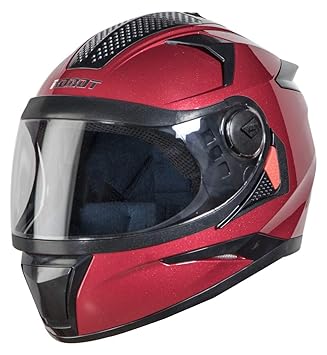 STEELBIRD HI-GN SBH-17 Robot Glossy Glass Helmet with Plain Visor (Hot Pink, 600mm)