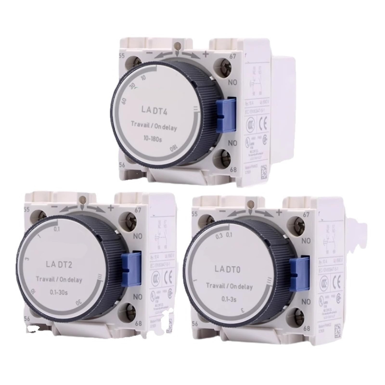 YWZVBSDCS 1pcs LADT2 Delay Contact Module LADT0 LADT4 LADR0 LADR2 LADR4 LADS2 Delay Power-On/Power-off Air delay module(LADR4)