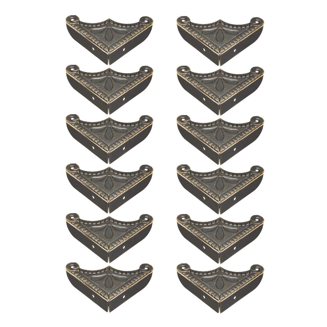 Sourcing Map Coin De Protection Boîte Caisse Bois Angle