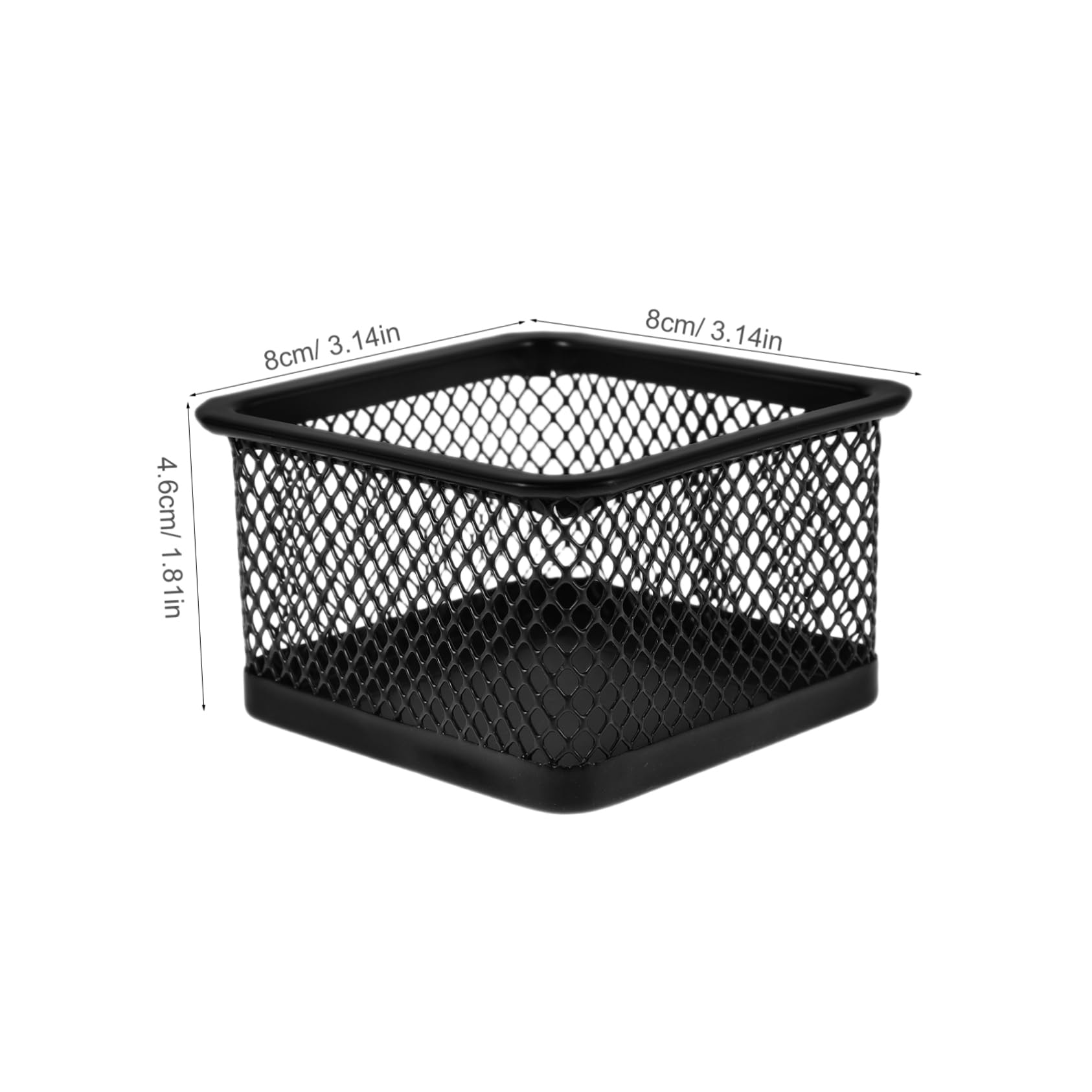 Unomor 4pcs Shape Metal Clip Holder Versatile Mesh Desktop Organizer for Office Supplies Study Tools and Snacks Space-saving Design for Desk Organization