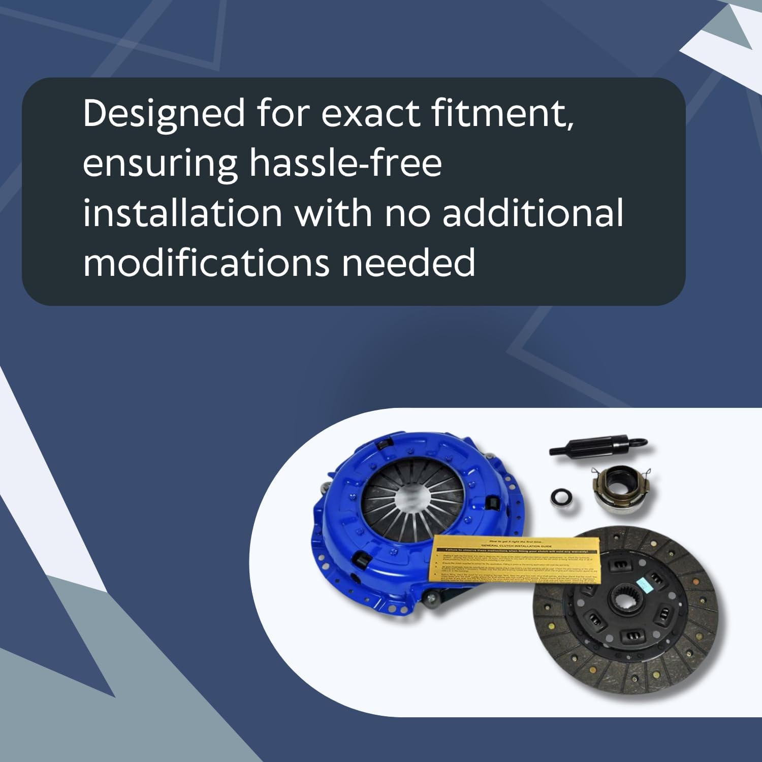 EFT Stage 2 Clutch Kit for 1989-1995 Toyota 4Runner SUV & Pickup Truck 2.4L 22R 22RE - OEM Replacement for Smooth Engagement - Durable & Reliable Performance - Offers 12 Month Brand Warranty