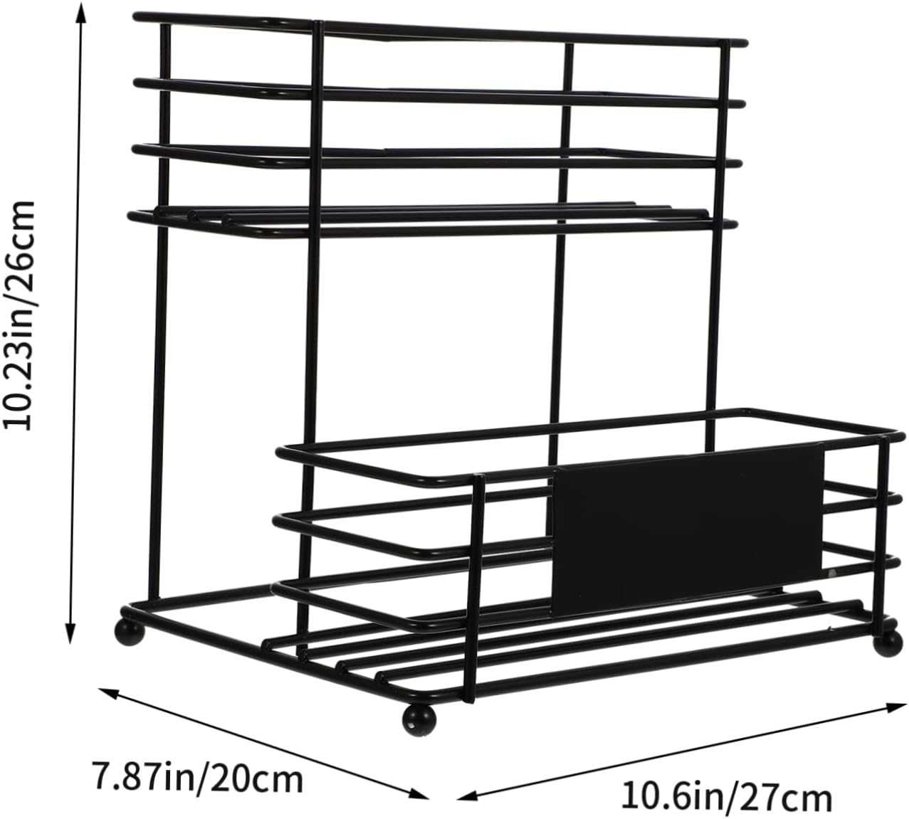 Sugar Syrup Storage Rack Double Jam Bottle Organizer Heavy Duty Dispenser for Kitchen Shop and Tea Store Space-Saving Condiment Display