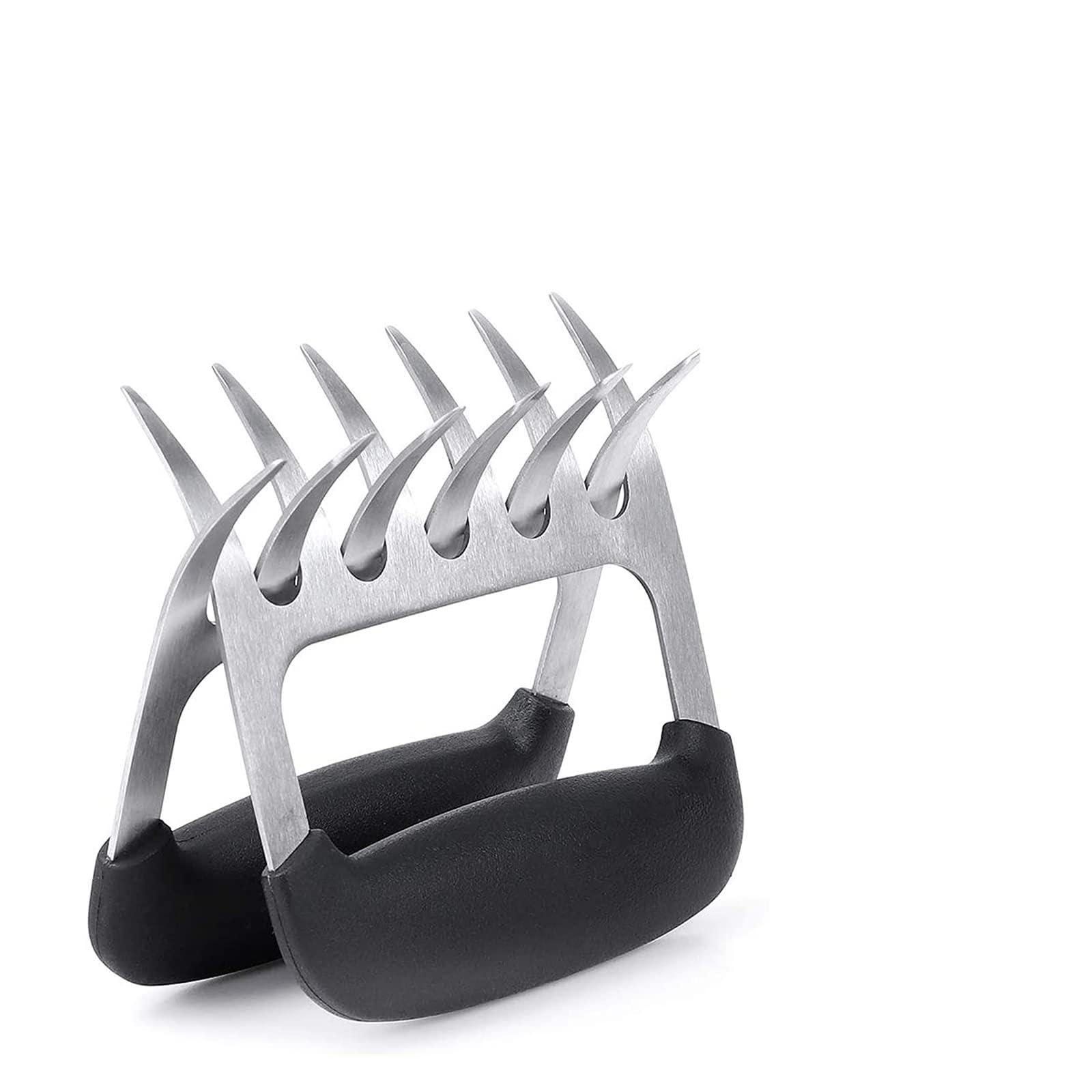 2 Pcs Tear Claw Stainless Steel Meat Tearer Shredded Pork Shredder for BBQ Pork Brisket Turkey Poultry Ham Ribs